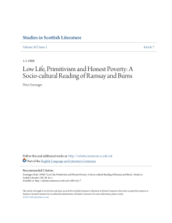 Low Life, Primitivism and Honest Poverty: A
