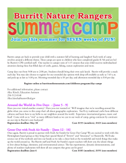 the 2017 Summer Camp Guide