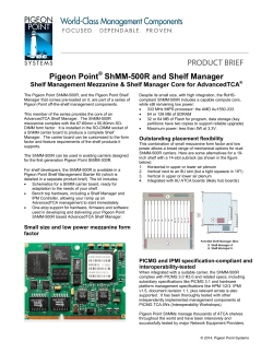 ShMM-500R and Shelf Manager