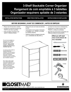 3-Shelf Stackable Corner Organizer Rangement de coin empilable &agrave;