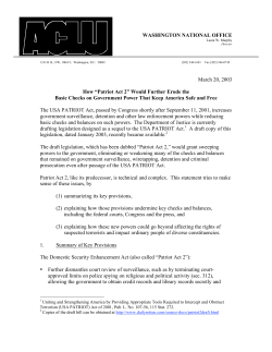 Patriot Act 2