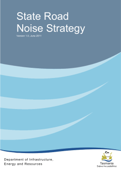 State Road Noise Strategy