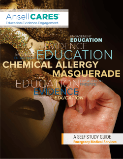 Chemical Allergy Masquerade