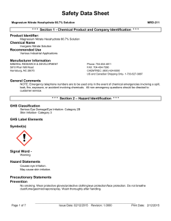 Aluminum Nitrate, 60% Solution