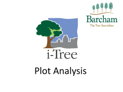 Eco plot descriptions Powerpoint  - i-Tree