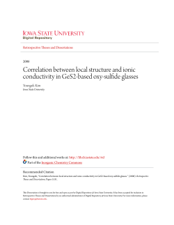 Correlation between local structure and ionic conductivity in GeS2