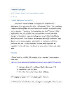 Trail of Tears Project