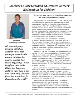 Amy Spencer - Cass Elias McCarter Guardian ad Litem Program