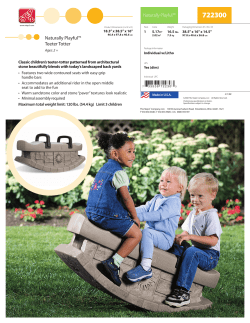 Naturally Playful&trade; Naturally Playful&trade; Teeter Totter