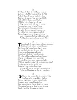 136 F thy soule check thee that I come so neere, Sweare to thy blind