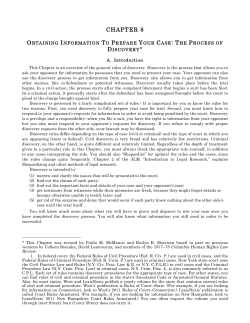 8. Obtaining Information to Prepare Your Case