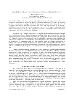 from la casa de bandini to the cosmopolitan