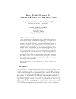 Faster Explicit Formulas for Computing Pairings over Ordinary Curves