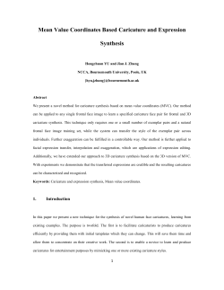 Mean Value Coordinates Based Caricature and Expression Synthesis