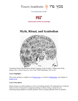 Myth, Ritual, and Symbolism