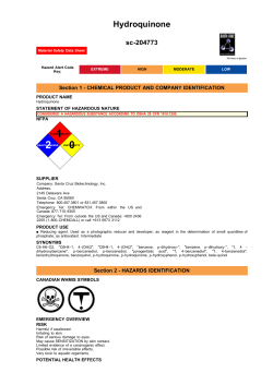 Hydroquinone - Santa Cruz Biotechnology