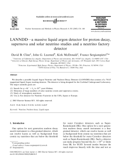LANNDD&mdash;a massive liquid argon detector for proton decay