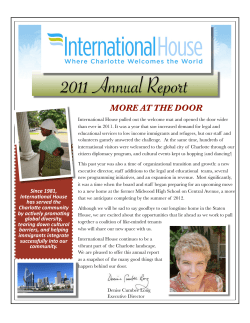 Annual Report 2011 - International House