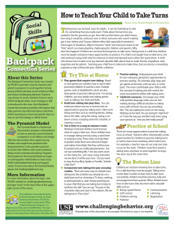 How to Teach Your Child to Take Turns