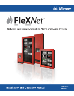 LT-894 FleXNet Installation and Operation Manual