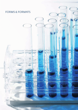 the list of available pharmaceutical Forms and