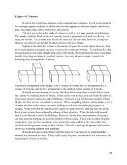 325 Chapter 45: Volumes It can be fun to introduce