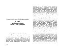 Communalism as Conflict- Final