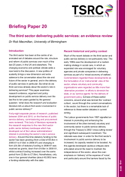 Briefing Paper 20 - University of Birmingham