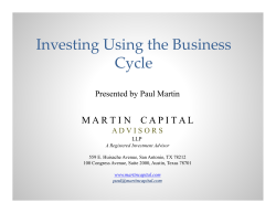 Investing Using the Business Cycle