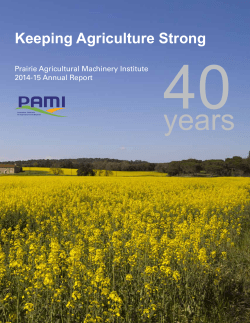 Keeping Agriculture Strong