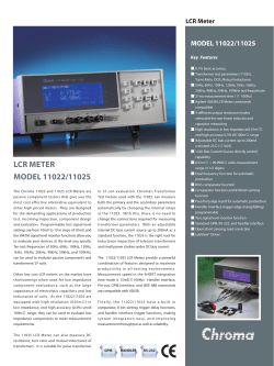 lcr meter model 11022/11025