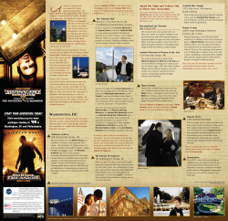 National Treasure movie tour brochure