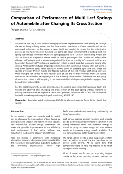 Comparison of Performance of Multi Leaf Springs of Automobile