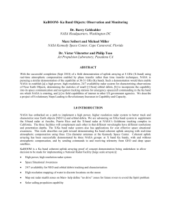 KaBOOM- Ka Band Objects