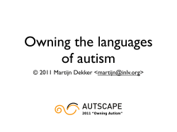 Annotated presentation slides