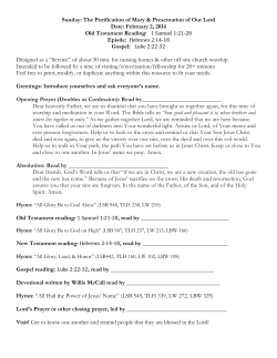 The week of February 2