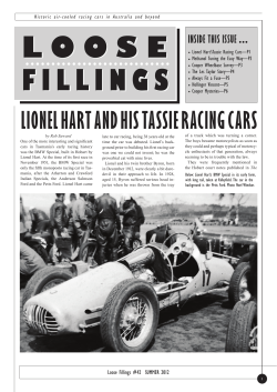 Loose Fillings #42 - Historic Sports and Racing Car Association