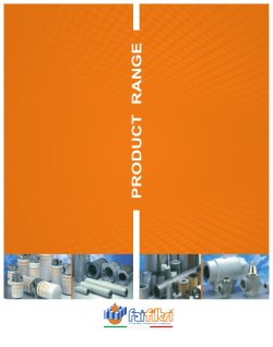FAI FILTRI Product Range Brochure