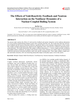 The Effects of Void-Reactivity Feedback and Neutron Interaction on