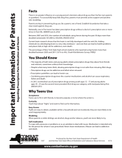Important Info for Parents Fact Sheet
