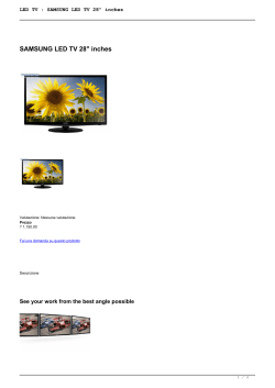 LED TV : SAMSUNG LED TV 28" inches