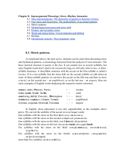 8.3. Metric patterns - E