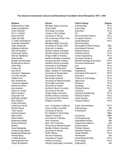 Student School Field of Study Degree Mujiburohman Abas Michigan