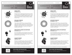 PDF - The Franklin Institute