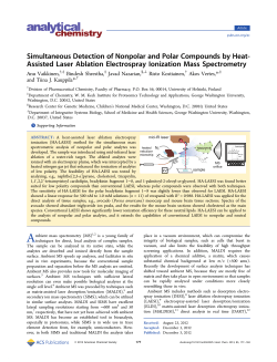 Simultaneous Detection of Nonpolar and Polar Compounds by Heat