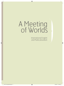 A Meeting of Worlds - Access to International English