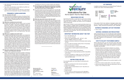 Instructions For Use