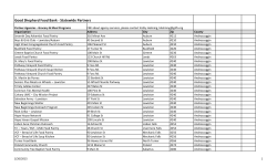 Good Shepherd Food Bank - Statewide Partners