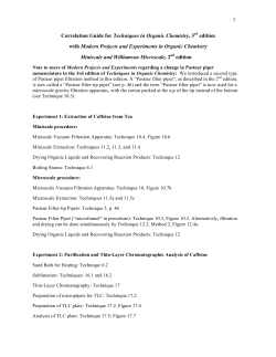 1 Correlation Guide for Techniques in Organic Chemistry, 3rd