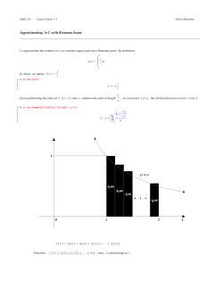 Approximating ln 2 with Riemann Sums